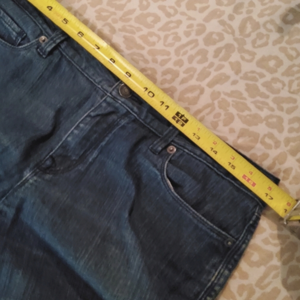 Shorts denim Sz 6  waist 17"  'Original' Loft Ann Taylor - Picture 11 of 12